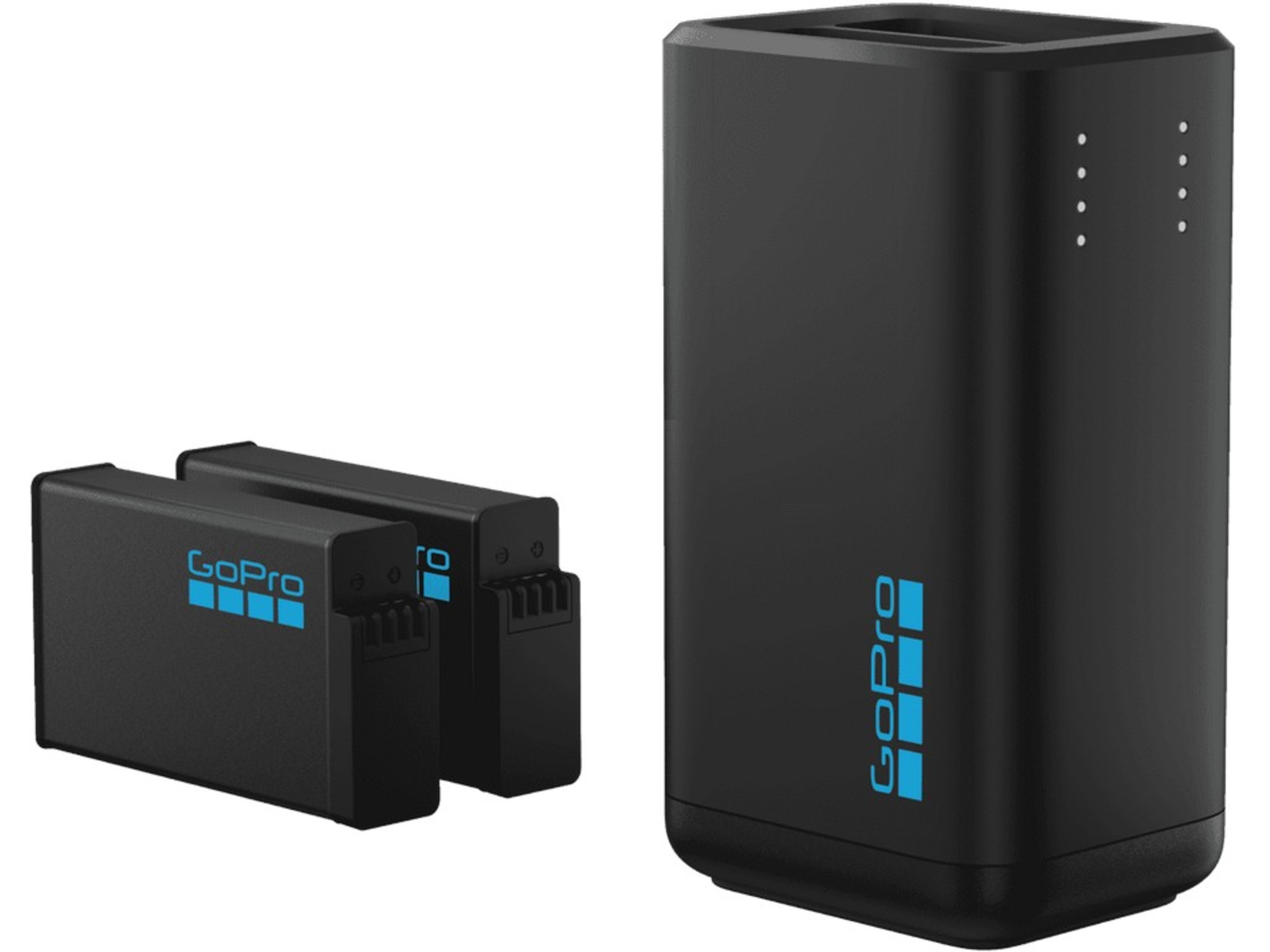 GoPro MAX2 Dobbelt Batterioplader Laddare till kamerabatterier