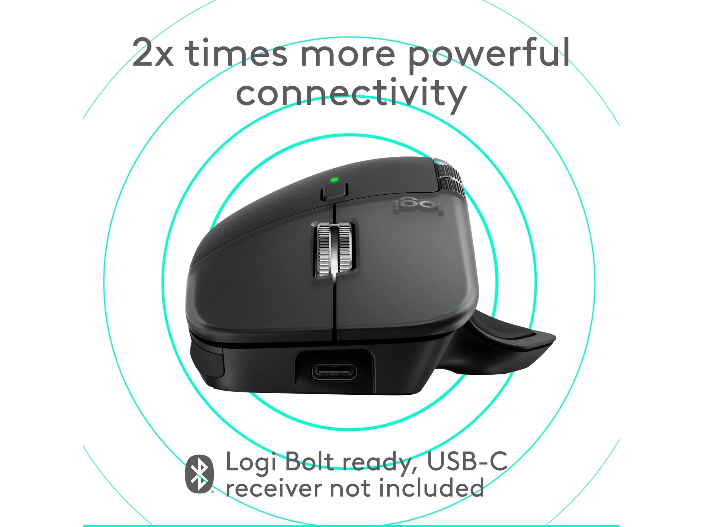Logitech MX Master 4 til Mac Trådløs Mus (space black) Mus