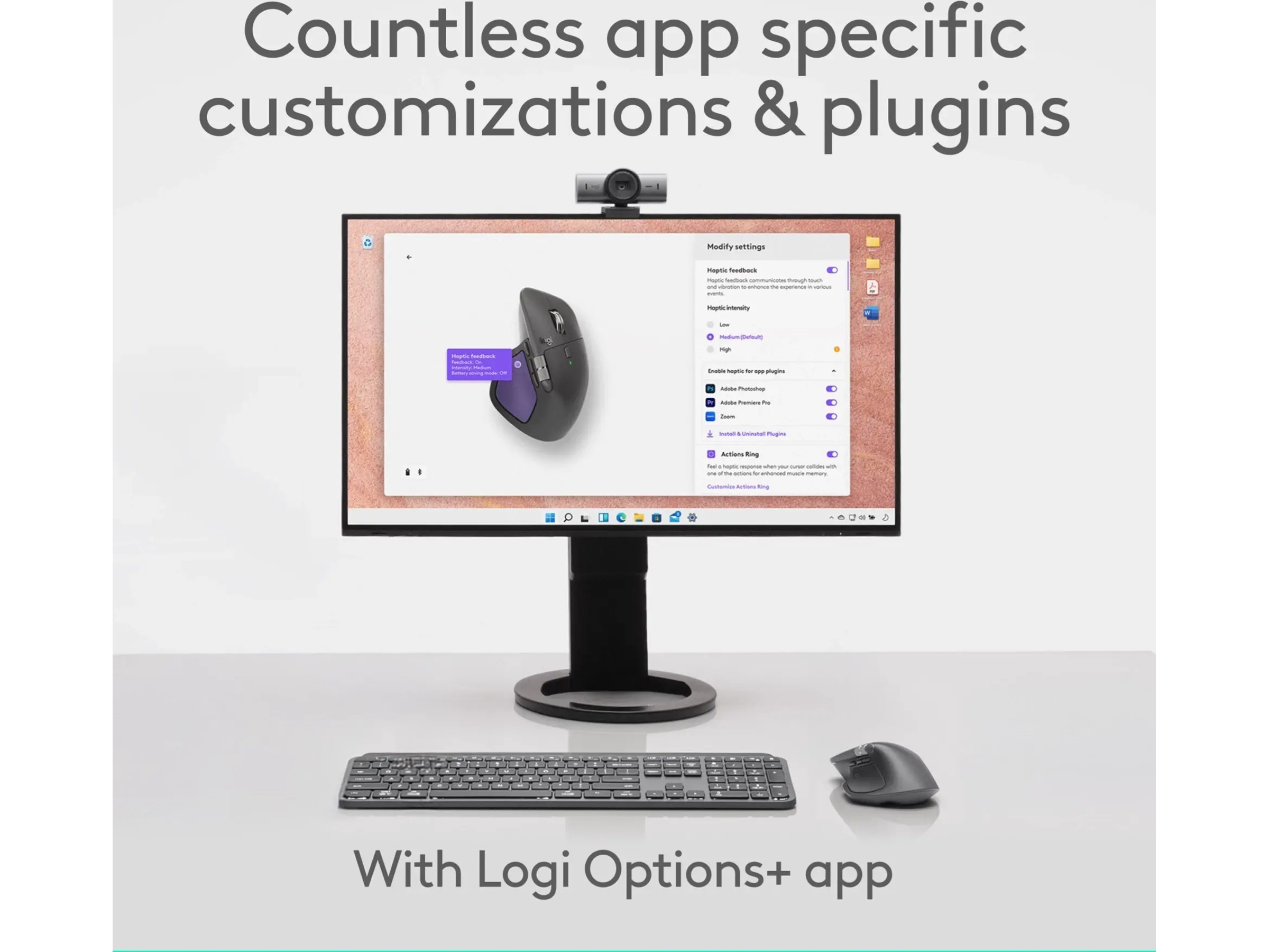 Logitech MX Master 4 til Mac Trådløs Mus (hvid sølv) Mus
