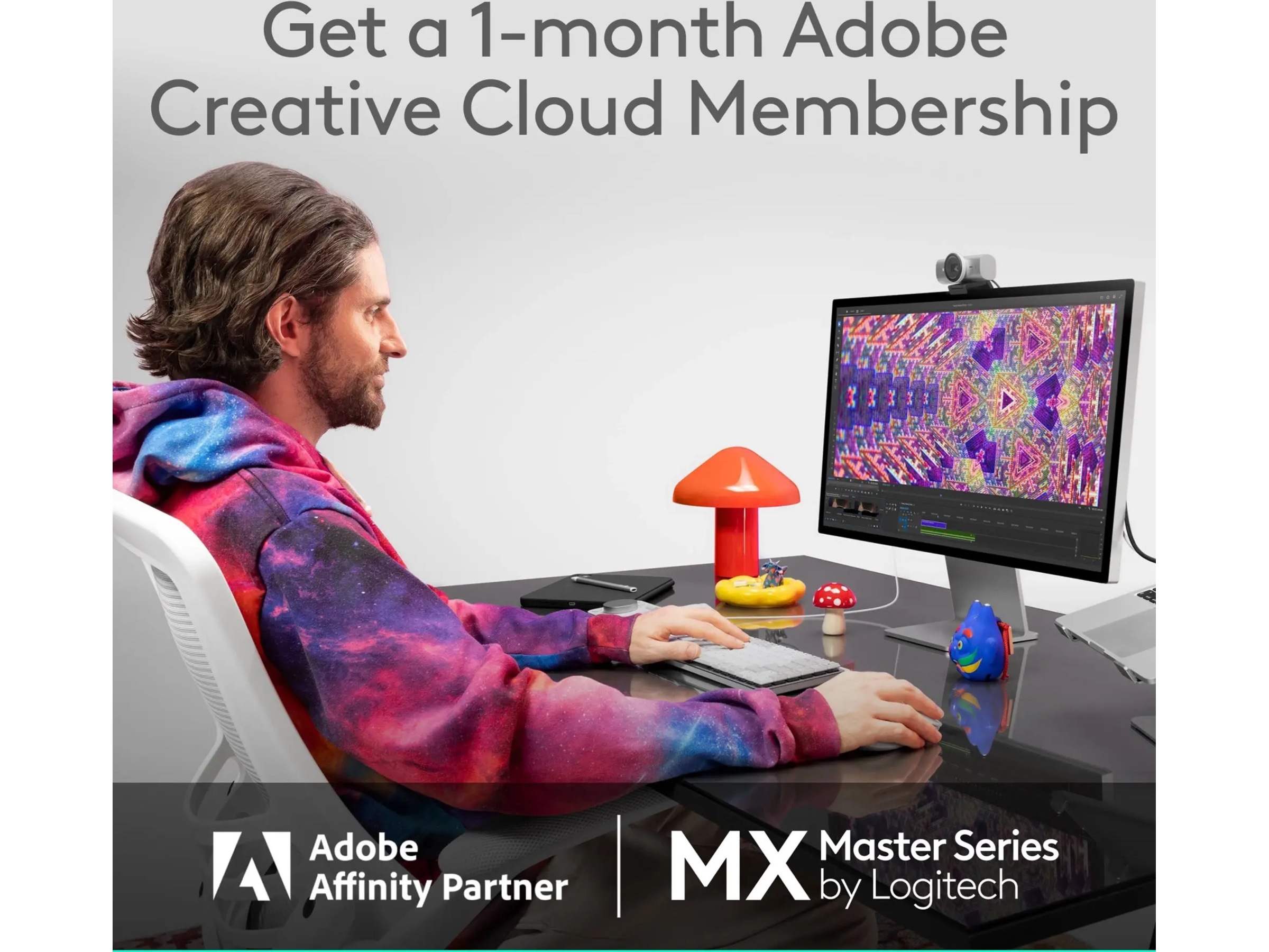 Logitech MX Master 4 til Mac Trådløs Mus (hvid sølv) Mus