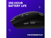 Logitech G305 Lightspeed Trådlös Gamingmus (svart) Gamingmus