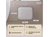 Mill Steel IB250 Panelelement 250W (vit) Panelelement