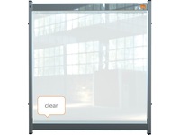 Nobo bordskärm modul Premium Plus - 75x82cm Tillbehör till arbetsstationer och kontorsbås