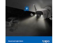 TP-Link Tapo C320WS 2K WiFi Camera Outdoor (vit) Övervakningskamera