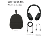 Sony WH-1000XM5 trådlösa hörlurar, Over-Ear (svart) Hörlurar