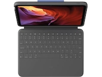 Logitech iPad 10,9" / 11" Rugged Folio Tangentbordsfodral (oxford grey) Skydd