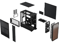 Fractal North Charcoal Black Mesh Mid Tower Midi tower