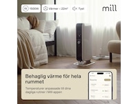 Mill Gentle Air WiFi oljeugn 1500W (vit) Fristående element