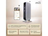 Mill Gentle Air WiFi oljeugn 1500W (vit) Fristående element