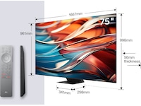 TCL 85" 85C855 QLED Pro 4K Google TV 144Hz Över 80 tums TV