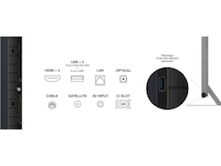 TCL 85" 85C855 QLED Pro 4K Google TV 144Hz Över 80 tums TV