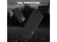 iiglo iPhone 16 Pro Max Plånboksfodral (svart) Mobilskal