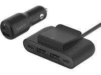 Belkin BoostCharge Dubbel billaddare på 42 W Mobilladdare