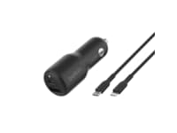 Belkin BoostCharge Dubbel billaddare på 42 W Mobilladdare