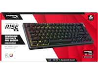 HyperX Alloy Rise 75 gamingtangentbord (svart) -B-Grade Demo tangentbord