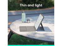 Logitech iPad Air 13" Combo Touch tangentbordsfodral (oxfordgrå) Tangentbord och pennor