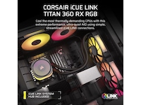 Corsair iCUE LINK Titan 360 RX RGB AIO Kylare (svart) CPU - Vattenkylning