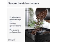 Delonghi Magnifica EVO Next ECAM310.60.B automatisk kaffemaskin (svart) Espressomaskiner