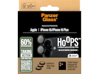 PanzerGlass iPhone 16 / 16 Plus Hoops Linsskydd Skärmskydd mobiltelefon
