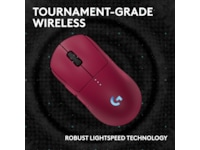 Logitech PRO 2 Lightspeed Trådlös Gamingmus (rosa) Gamingmus