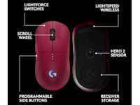 Logitech PRO 2 Lightspeed Trådlös Gamingmus (rosa) Gamingmus