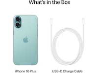 iPhone 16 Plus 128GB (blågrön) Mobiltelefoner