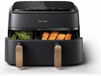 Philips dual basket airfryer 9L NA352/00 (grå/koppar) -B-Grade Demo hem & hushåll