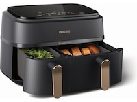 Philips dual basket airfryer 9L NA352/00 (grå/koppar) -B-Grade Demo hem & hushåll
