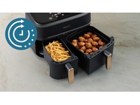 Philips dual basket airfryer 9L NA352/00 (grå/koppar) -B-Grade Demo hem & hushåll