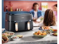 Philips dual basket airfryer 9L NA352/00 (grå/koppar) -B-Grade Demo hem & hushåll