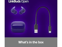 Sony Linkbuds Open true wireless öronproppar (lila) In-ear hörlurar