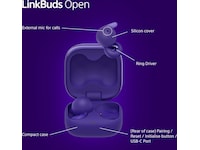 Sony Linkbuds Open true wireless öronproppar (lila) In-ear hörlurar