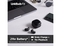Sony Linkbuds Fit trådlösa öronsnäckor, In-Ear (grön) In-ear hörlurar