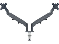 Leitz Ergo Monitorarm Dubbel, platsbesparande, 17"-32" skärmar Bord och väggfäste