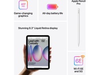 iPad mini (2024) 256GB 5G (blå) Surfplattor