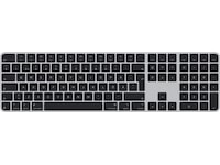 Apple Magic Keyboard med Touch ID och numeriskt tangentbord (svart) Tangentbord
