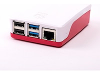 Raspberry Pi 4 B officiellt skal (röd/vit) Tillbehör