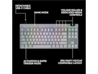 Logitech G Pro X TKL Rapid gamingtangentbord (vit) Gamingtangentbord