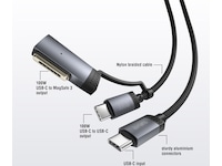 4smarts MagSafe 3 Adapter och USB-C kabel 2m (svart) USB-kablar