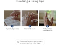 Oura Ring 4 storlekskit Smart ring
