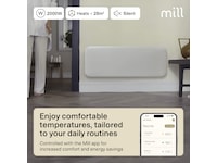Mill Invisible Smart WiFi Gen 4 panelövn 2000W Panelelement