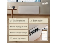Mill Invisible Smart WiFi Gen 4 panelövn 2000W Panelelement