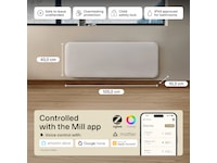 Mill Invisible Smart WiFi Gen 4 panelövn 2000W Panelelement
