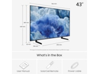 Samsung 43" Q8FA QLED 4K smart-TV (2025) 20 - 49 tums TV