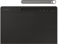 Samsung Galaxy Tab S10 FE+ Book Cover Keyboard Slim (svart) Tangentbord och pennor