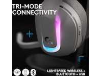 Logitech G522 Lightspeed trådlöst gamingheadset (vit) Gamingheadset