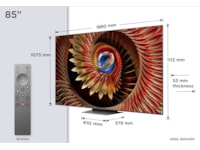 TCL 85" C8K 4K QD-Mini LED Google TV Över 80 tums TV