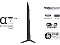 LG 55" UA73 AI 4K UHD smart-TV (2025) 50 - 59 tums TV