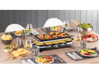 Tefal RE458812 raclette Inox & Design 10 pannor (svart) Övriga köksapparater