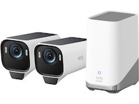 Eufy eufyCam S3 Pro övervakningskamera kit 2-pack + HomeBase S380 Övervakningskamera
